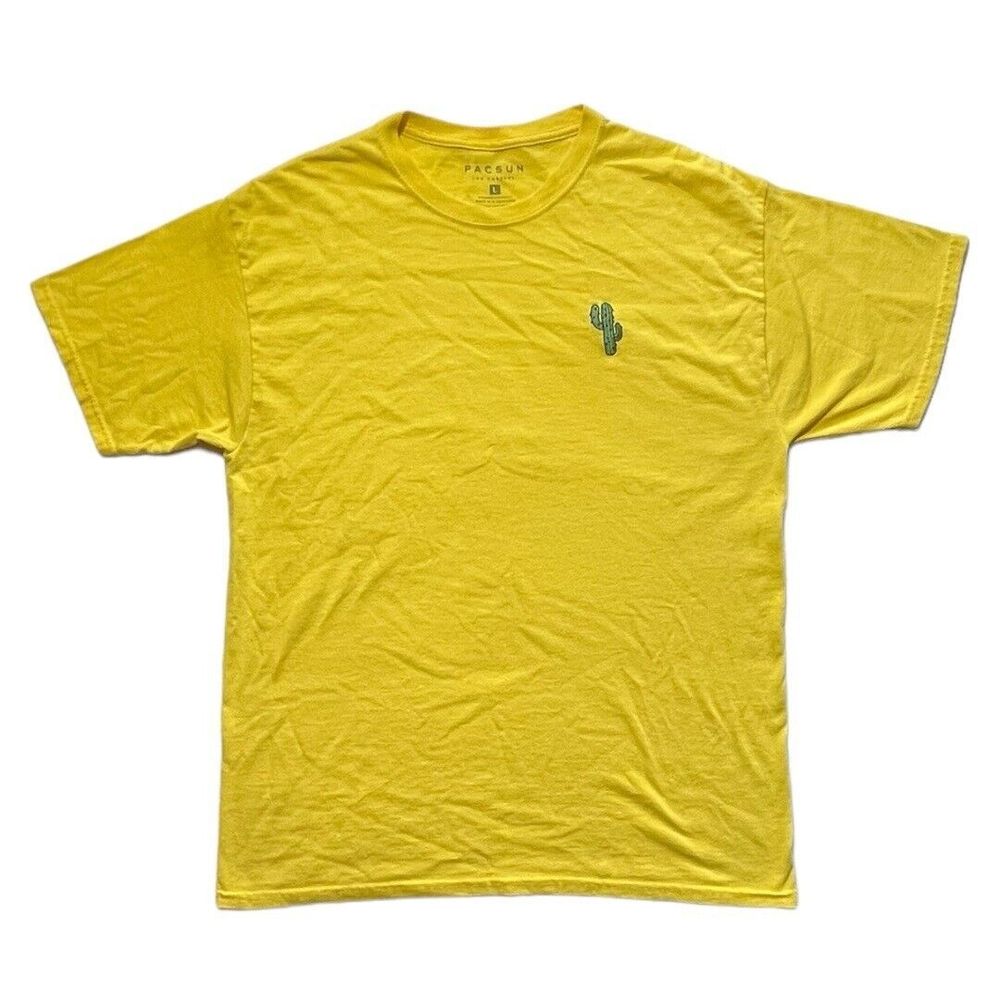 Pacsun Los‎ Angeles T-shirt Size Large embroidered Cactus Y2K Punk Alt Skater